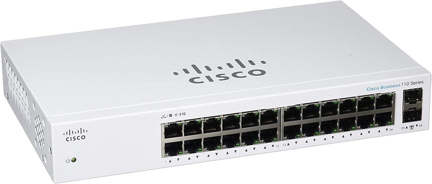 Cisco CBS Unmanaged 24-Port 2x1G SFP Gigabit Switch Non-PoE0