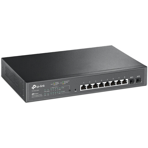TP-Link Jetstream TL-SG2210MP 10-Port Gigabit PoE+ Switch-TL- SG2210MP