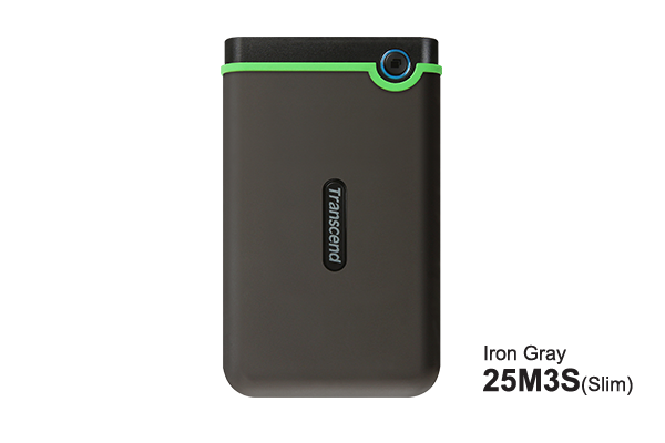 Transcend External HDD 1TB - Iron Grey - TS1TSJ25M3S2