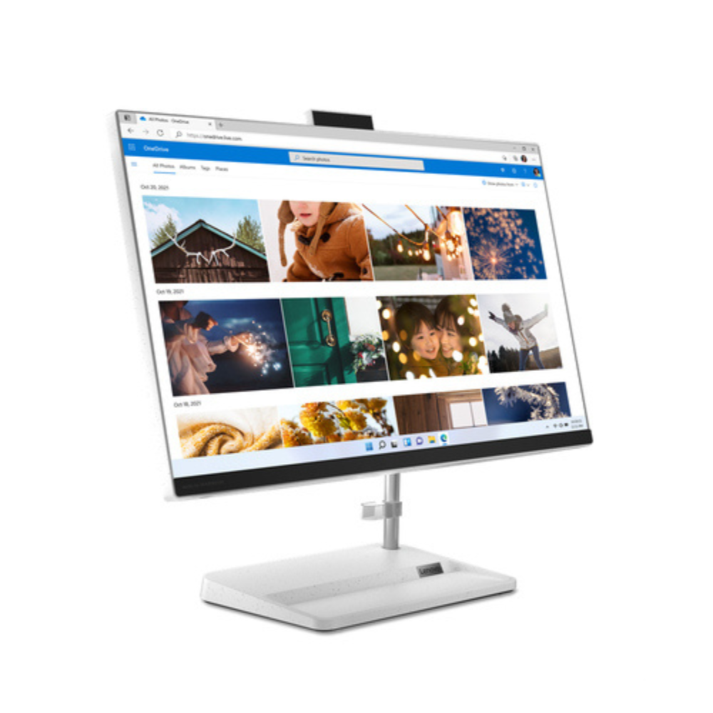 Lenovo IdeaCentre AIO 3 24IAP7, Intel Core i5 1240P, 8GB DDR4 3200, 512GB SSD M.2 2280 PCIe 3.0×4 NVMe, Windows 11 Home, 23.8″ FHD White – F0GH00BKUE3