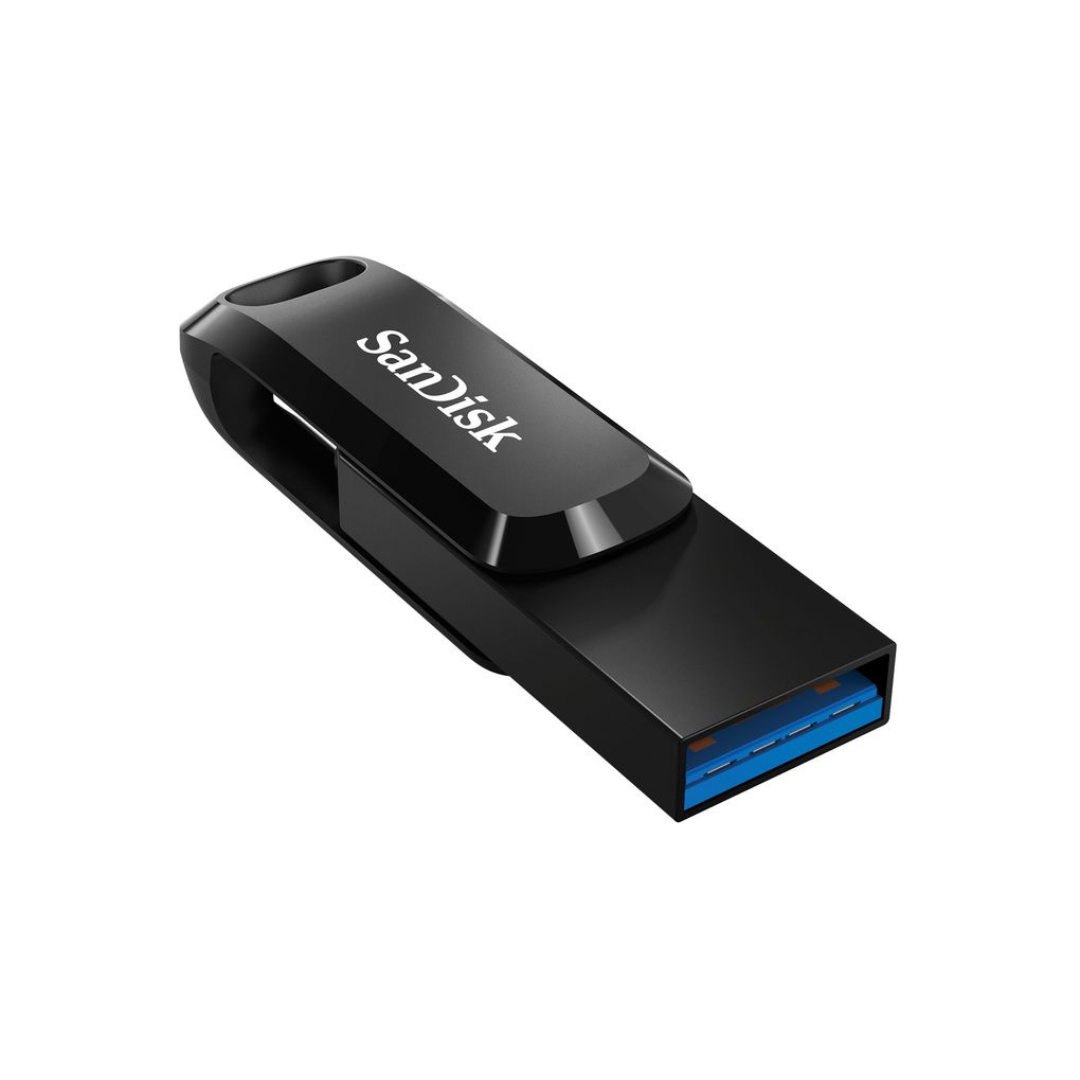 SanDisk 128GB Ultra Dual Drive Go USB Type-C Flash Drive, Black - SDDDC3-128G-G463