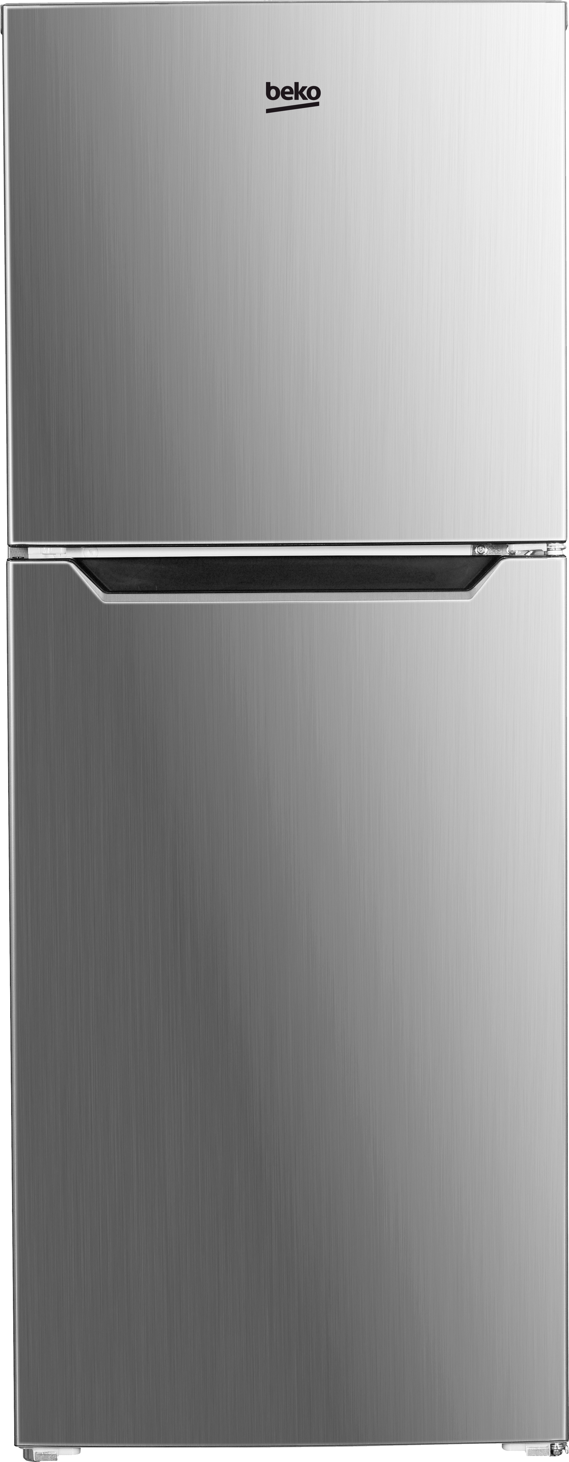 Beko BAD526 KE 198L Double Door Fridge – Inox, Direct Cool0