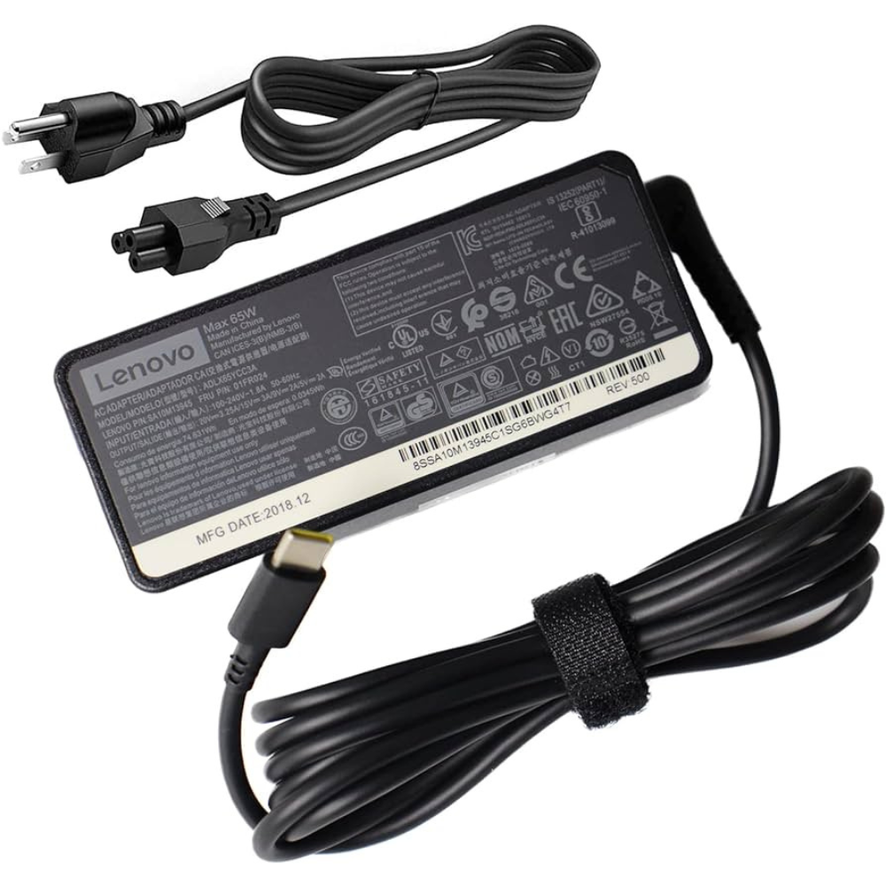 Charger for Lenovo 300w Yoga Gen 4 (82VM) 20V 3.25A 65W USB-C0