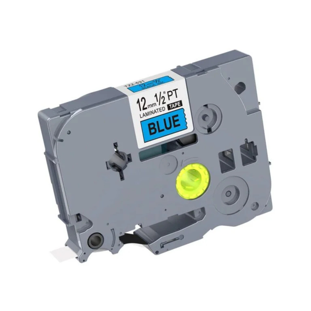 Brother TZ2-531 Lable Tape 12mm x 8m Black on Blue2