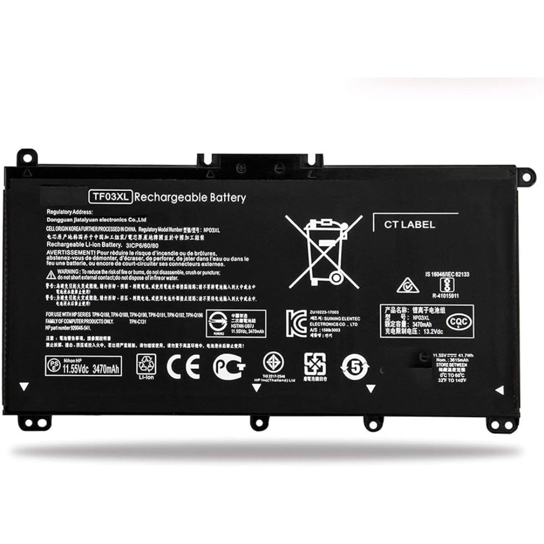 HP 15-dy0025ds 15-dy0025tg battery- TF03XL0