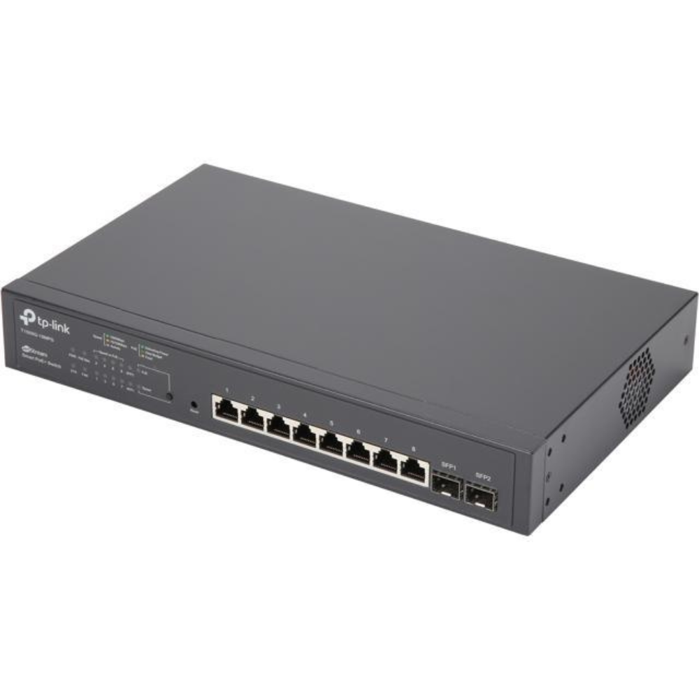 TP-Link 8-Port 10/100/1000Mbps Gigabit Desktop/Rackmount Switch- TL-SG1008MP