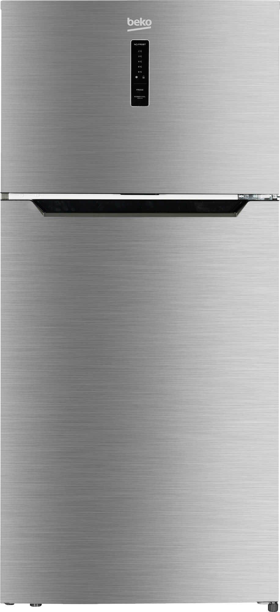 Beko BAD664 KE 490L Double Door Fridge No Frost, Inox Finish4