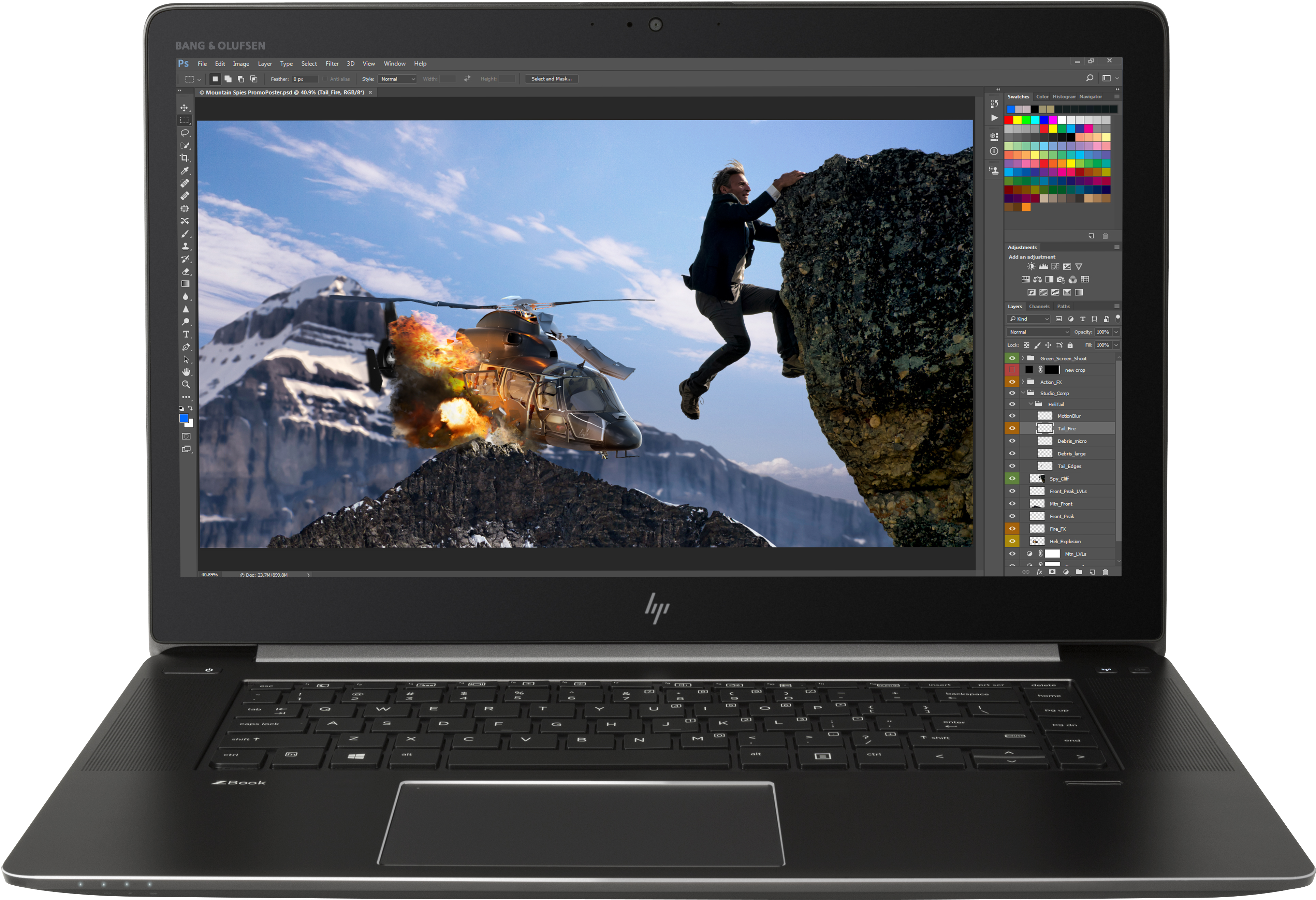 HP ZBook Studio G4 Intel® Core™ i7-7820HQ Mobile workstation 39.6 cm (15.6