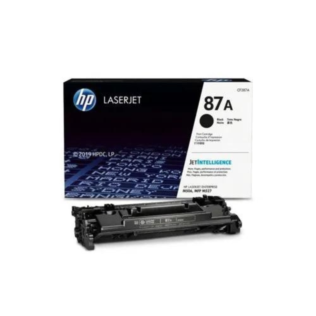 HP 87A Black Original LaserJet Toner Cartridge- CF287A3