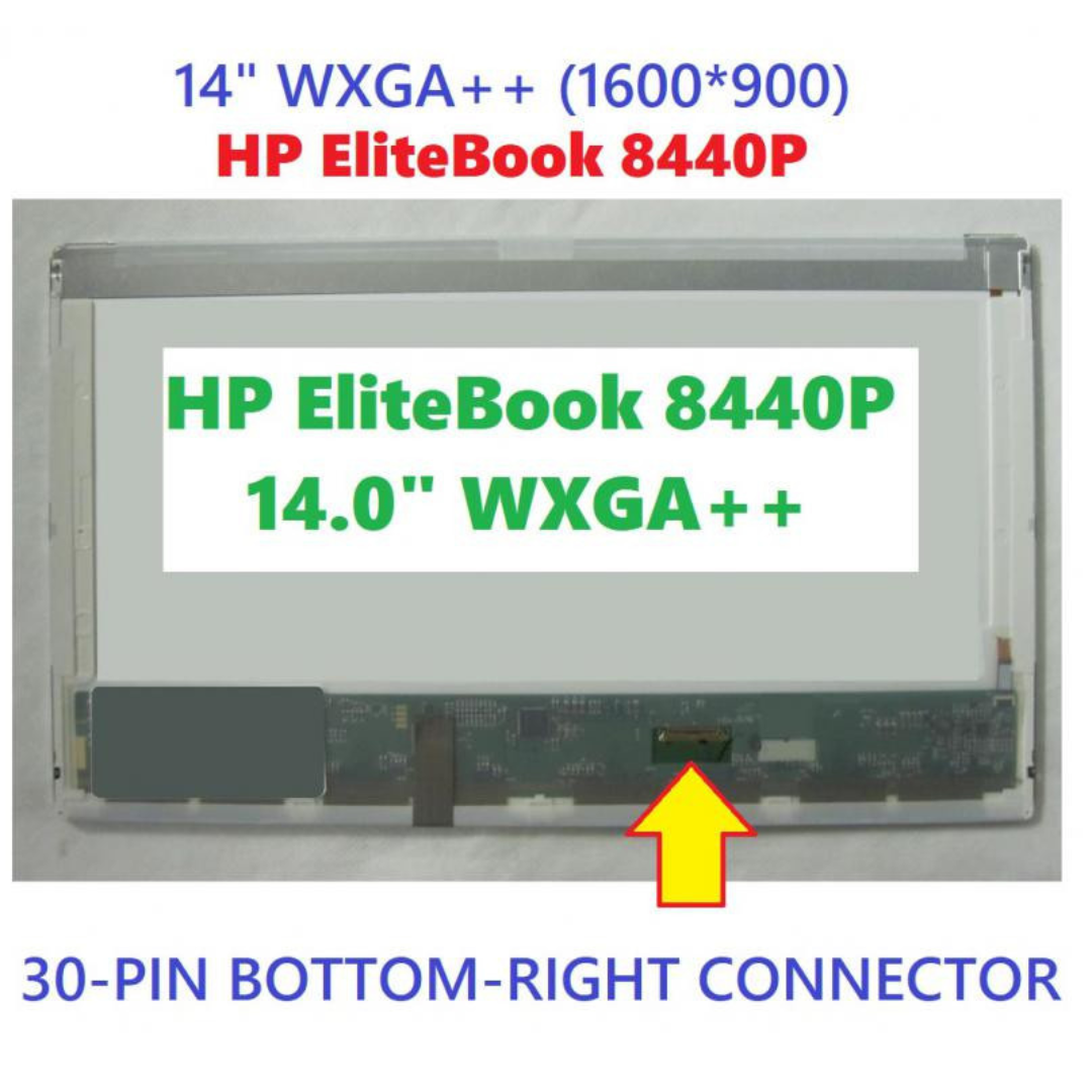 14.0 Hp EliteBook 8440P Laptop Screen LP140WDA Screen Replacement3