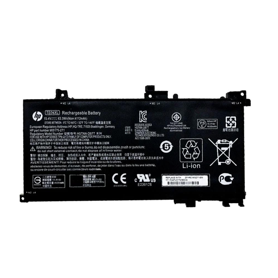 15.4V 63.3WH HP Pavilion 15-bc300nw battery- TE04XL2