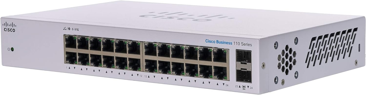 Cisco CBS Unmanaged 24-Port 2x1G SFP Gigabit Switch Non-PoE3