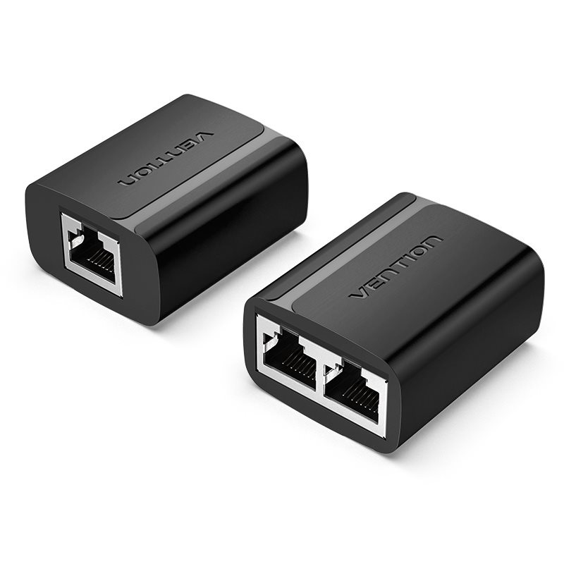 Vention RJ45 Splitter Adapter Black PVC Type 3