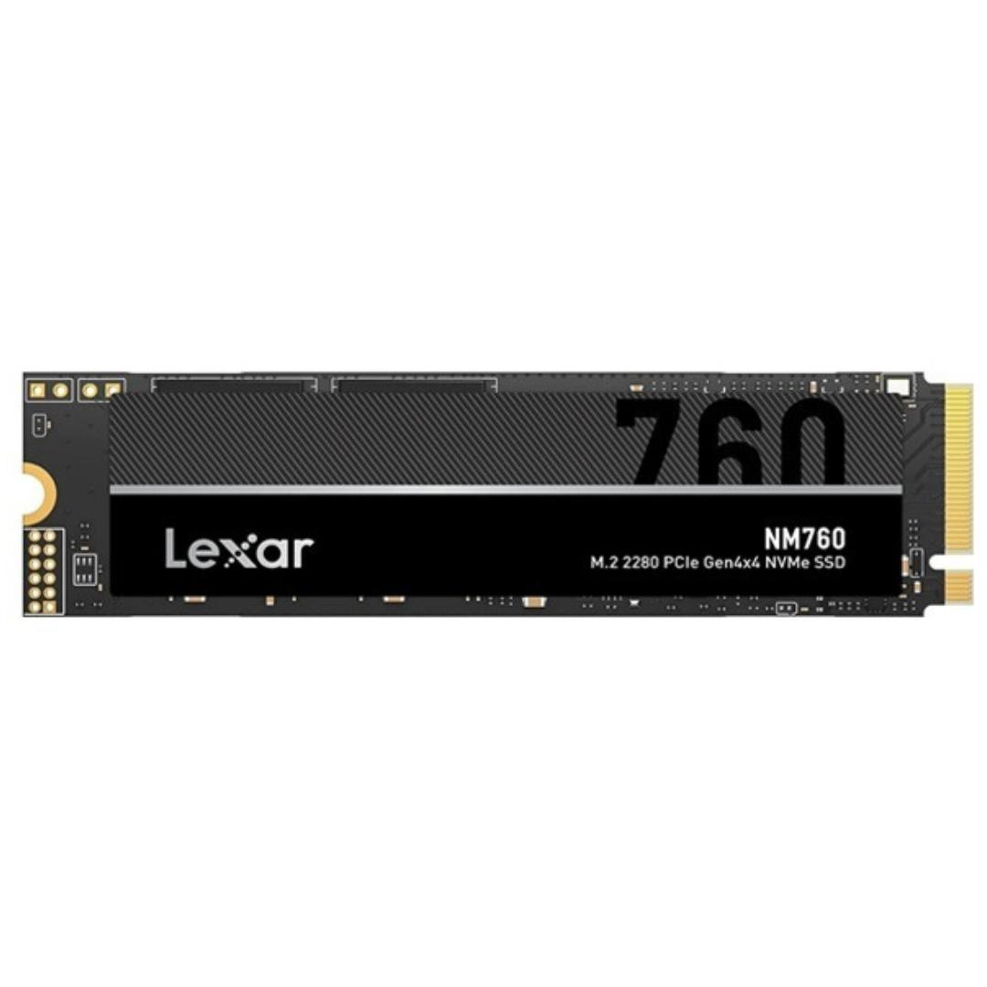 LEXAR LNM760 internal SSD M.2 PCIe Gen 4*4 NVMe 2280 – 512GB – LNM760X512G-RNNNG2