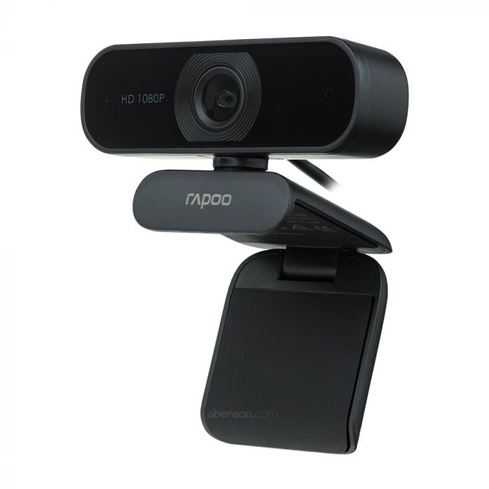 Rapoo C260 USB Black Full HD Webcam, 1080p 30hz, 360 Horizontal, 95 Super Wide-Angle