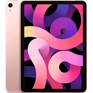 2020 Apple iPad Air (10.9-inch, Wi-Fi + Cellular, 256GB) - Rose Gold (4th Generation) 