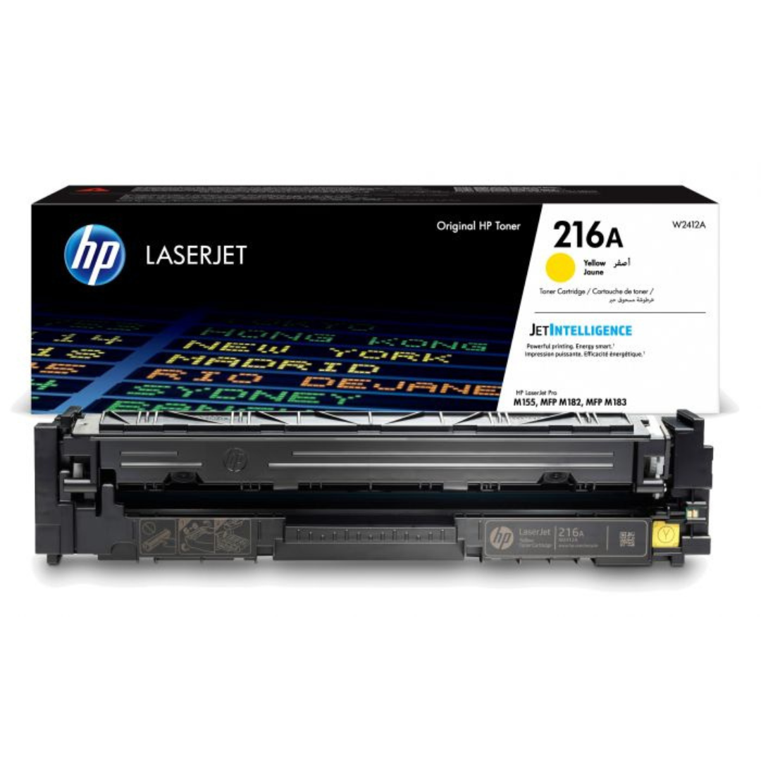 HP 216A Yellow Original LaserJet Toner Cartridge- W2412A4