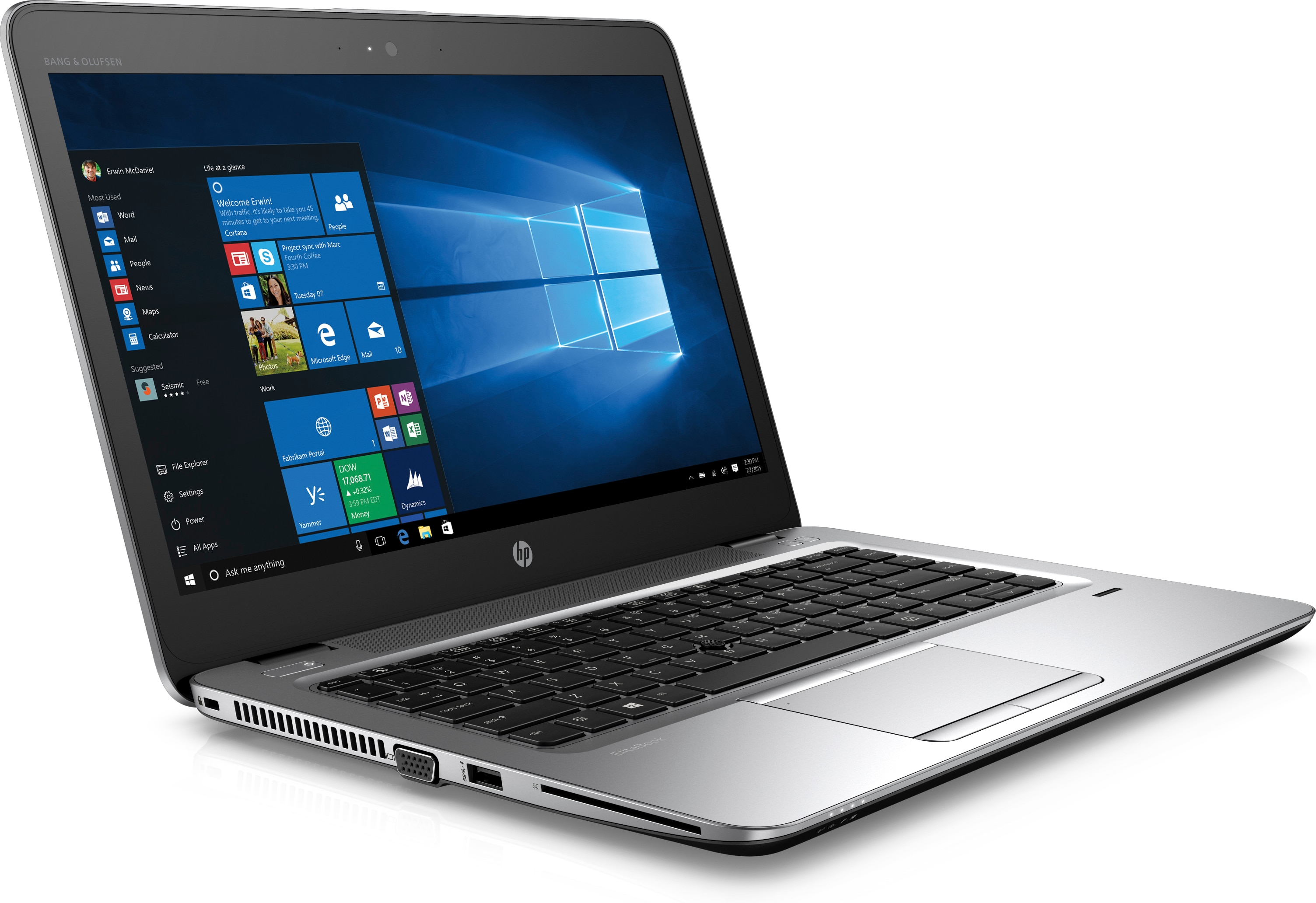 HP Elitebook 840 G4  Intel i5-7300U Processor , 16GB RAM, 256GB SSD, 14-in LED, Webcam, Win10 Pro4