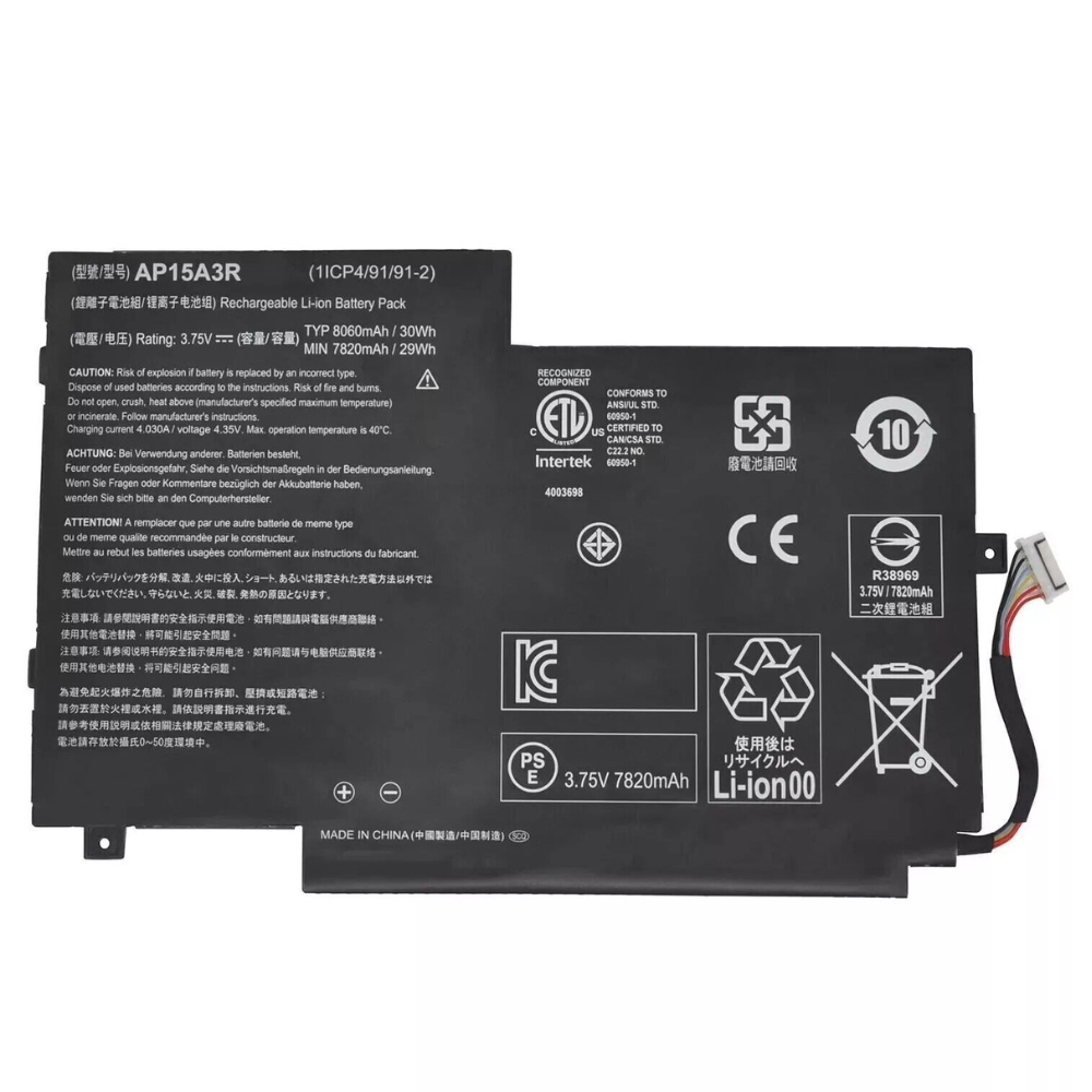 Acer Switch 10 E SW3-013-17V2 Original 30Wh Battery