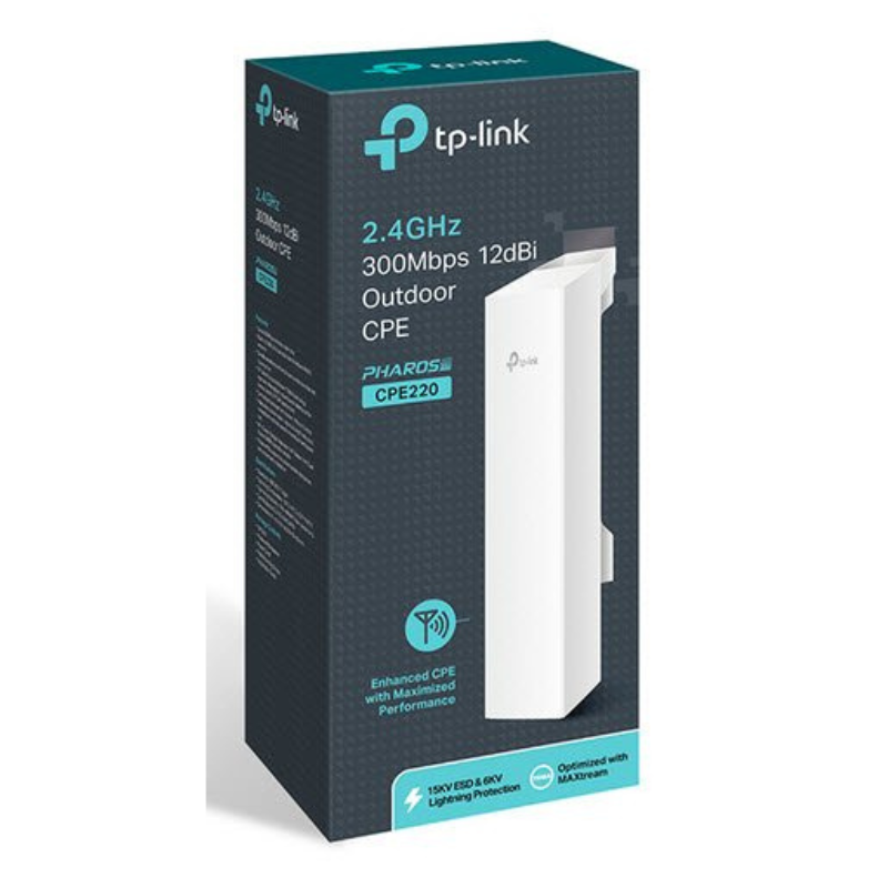 TP LINK CPE220 2.4GHz 300Mbps 12dBi Outdoor CPE4