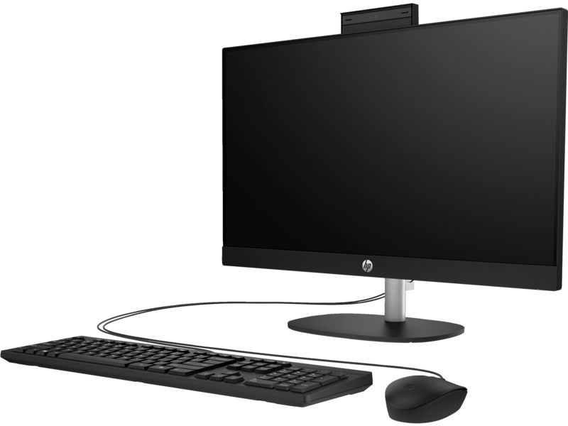 HP All-in-One 24-cr1007nh PC, Intel Core Ultra 5 125U, 16GB DDR5 5600, 512GB PCIe NVMe M.2 SSD, FreeDOS, 23.8