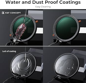 K&F Concept 77mm Nano-X Series 2-in-1 Variable ND4-ND64 & CPL Filter3