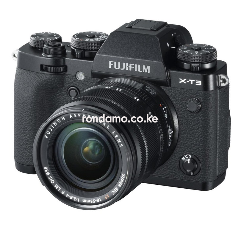 Fujifilm X-T3 26.1MP Mirrorless Digital Camera with XF 18-55mm f/2.8-4 R LM OIS Lens, Black