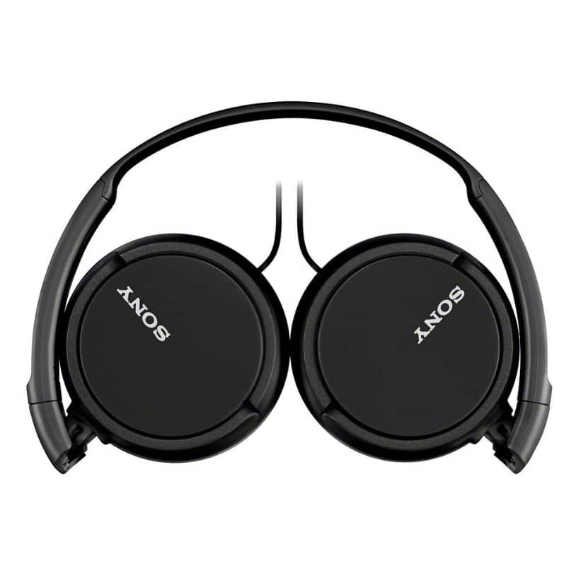 Sony MDR-ZX110AP On-Ear Headphones with Microphone (Black)