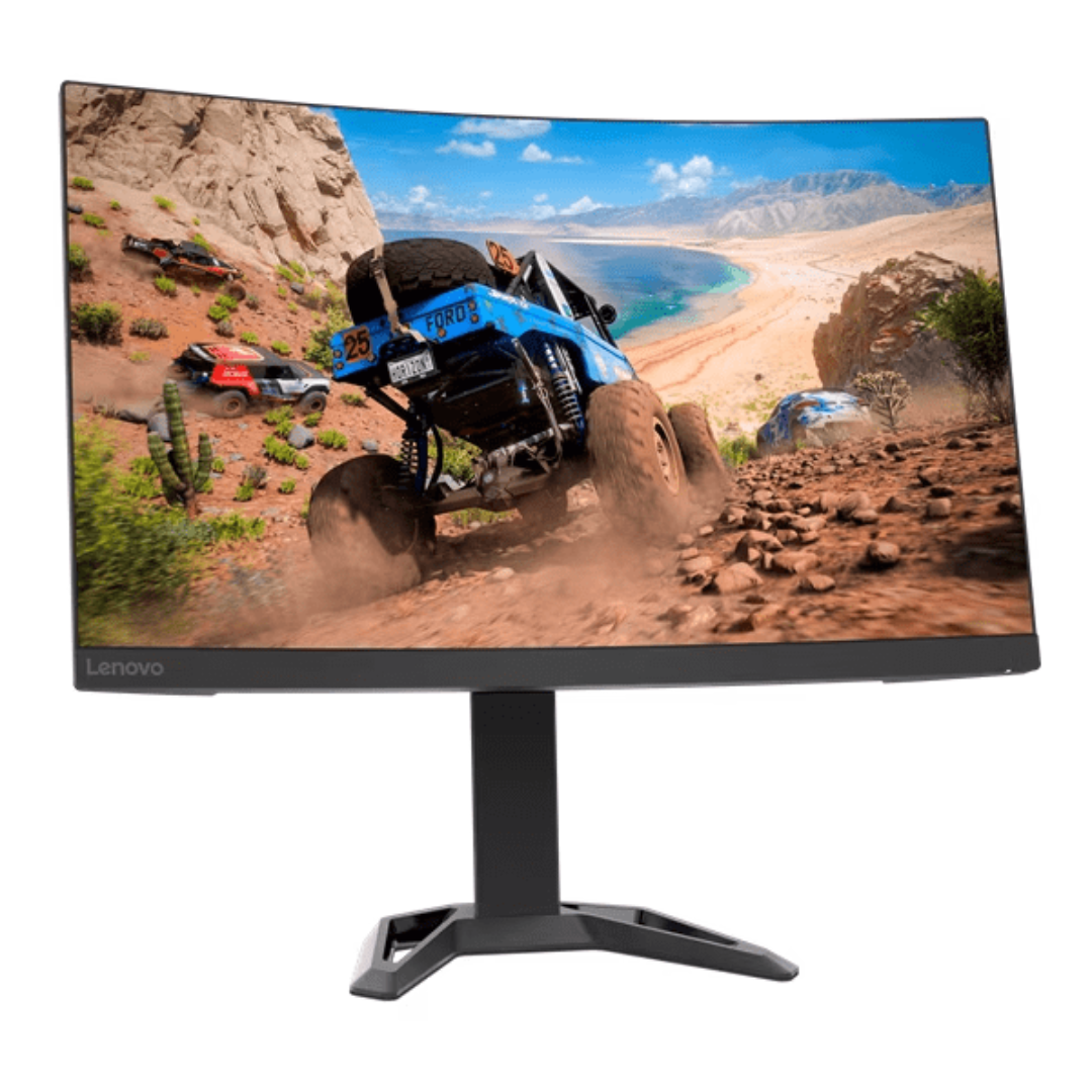 Lenovo G27c-30 Curved Gaming Monitor 27-inch Full HD 1920x1080, HDR, VA Panel Technology, Response Time 1ms, Refresh Rate 165 Hz, AMD FreeSync Premium Technology, Built-in Speakers- 66F3GAC2UK3