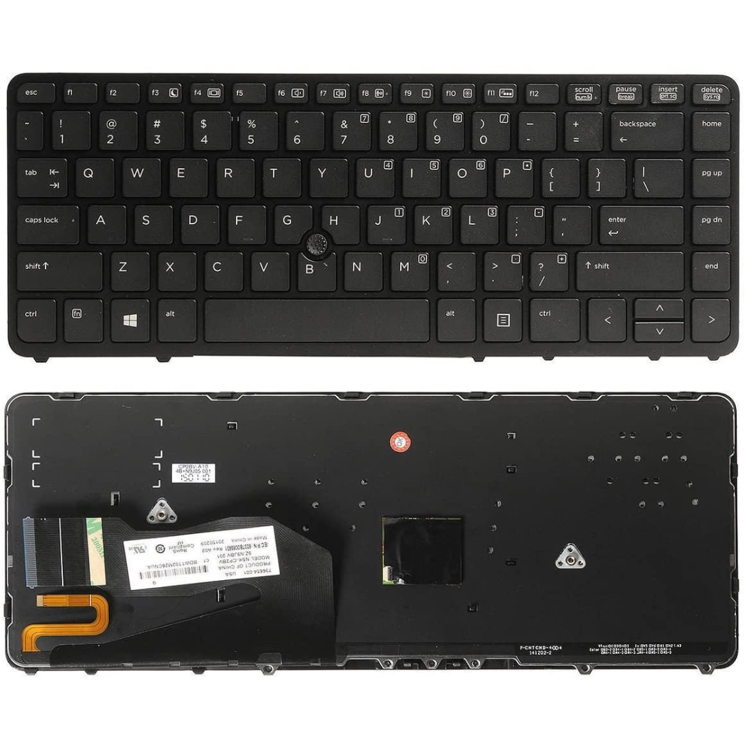 HP EliteBook 840 G1 Keyboard Replacement Backlit Keyboard3