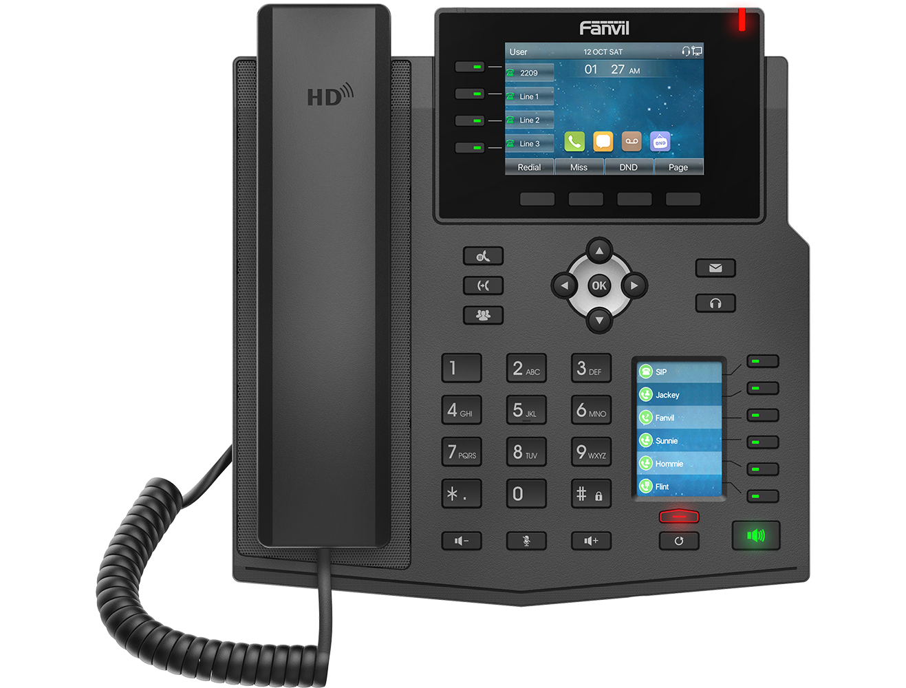 Fanvil X5U Executive Desk Phone – 16 SIP Lines & HD Audio3