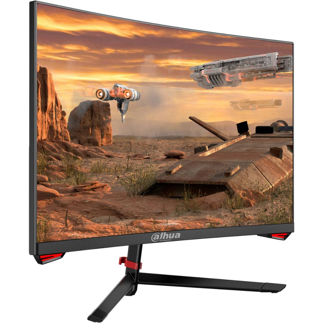 Dahua E230C 27’’ FHD  1920x1080 Curved Gaming Monitor 1500R curvature, 165Hz Refresh rate;  5ms response time, Adaptive sync, 250 nits Brightness- DHI-LM27-E230C3