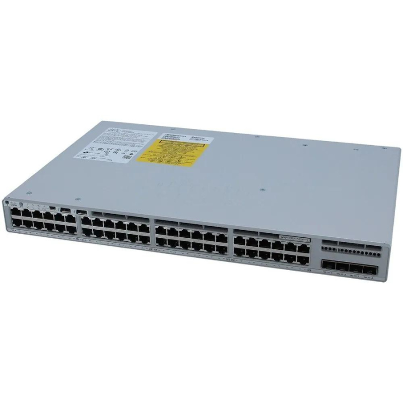 Cisco Systems Catalyst 9200L 48-Port PoE+, 4 x 10G, Network Advantage- C9200L-48P-4X-A4