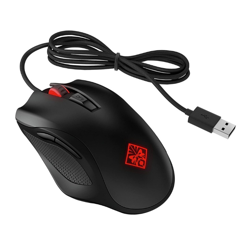 OMEN by HP Mouse 600 Wired Optical Gaming Mouse with 6 Buttons