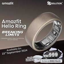 AMAZFIT HELIO RING: Smart Fitness Tracker, OLED Display0
