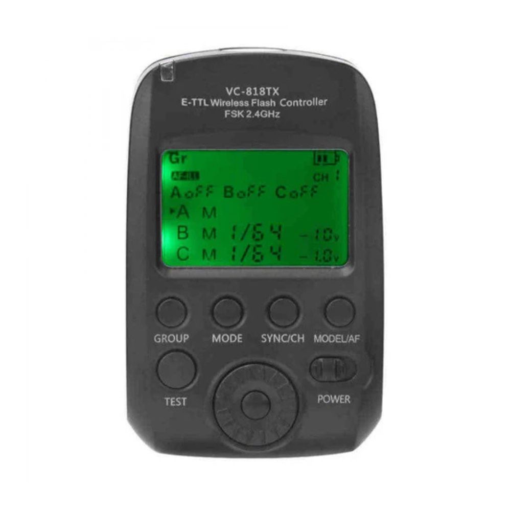 VISICO VC-818 TX WIRELESS FLASH TRIGGER (VISVC818TX)