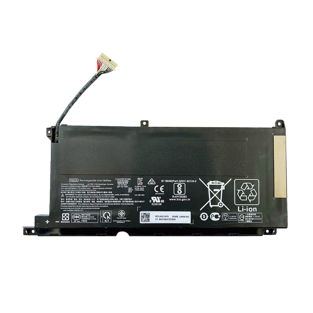 HP Pavilion Gaming 16-a0032dx 16-a0097nr battery- PG03XL2
