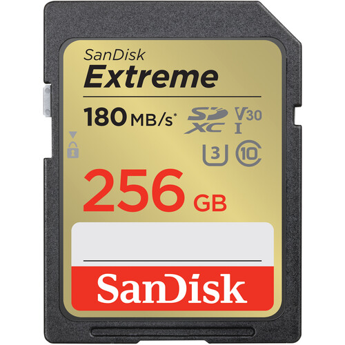 SanDisk 256GB  Extreme 180MB/s – SDSDXVV-256G-GNCIN2