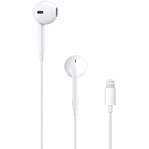 Apple EarPods with Lightning Connector Headphones, White (MMTN2AM/A)
