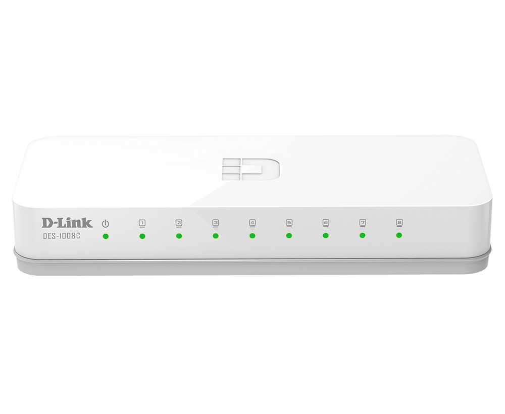 D-Link DES-1008C/B 8 port 10/100Base-T unmanaged switch- DES-1008C/B3