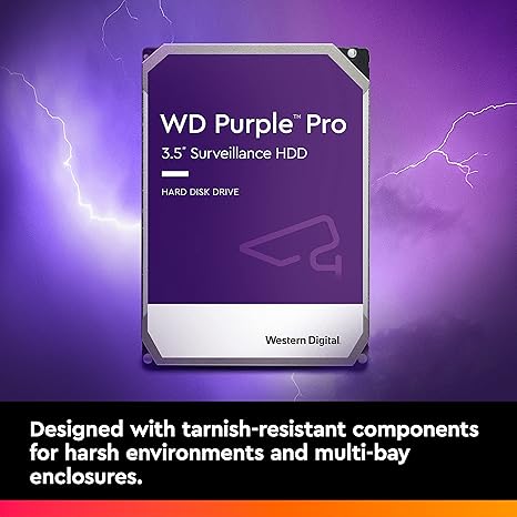 WD Purple Pro Surveillance Hard Drive 14TB, 512MB – WD141PURP4