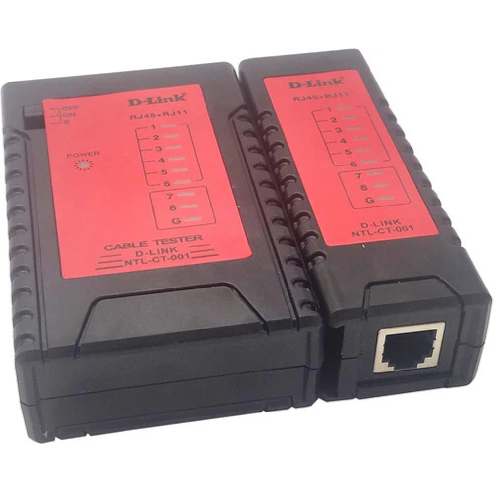 D-Link Cable Tester - Detected Cable Type RJ-11,RJ-45- NTL-CT-001