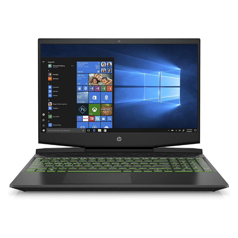HP Pavilion Gaming Laptop 15-dk2027nia; Intel® Core™ i7-11370H; 8 GB DDR4-3200 MHz RAM (2 x 4 GB), 256 GB PCIe® NVMe™ M.2 SSD 1 TB 7200 rpm SATA HDD & NVIDIA® GeForce RTX™ 3050 Laptop GPU (4 GB GDDR6 dedicated & 1Year Warranty 4