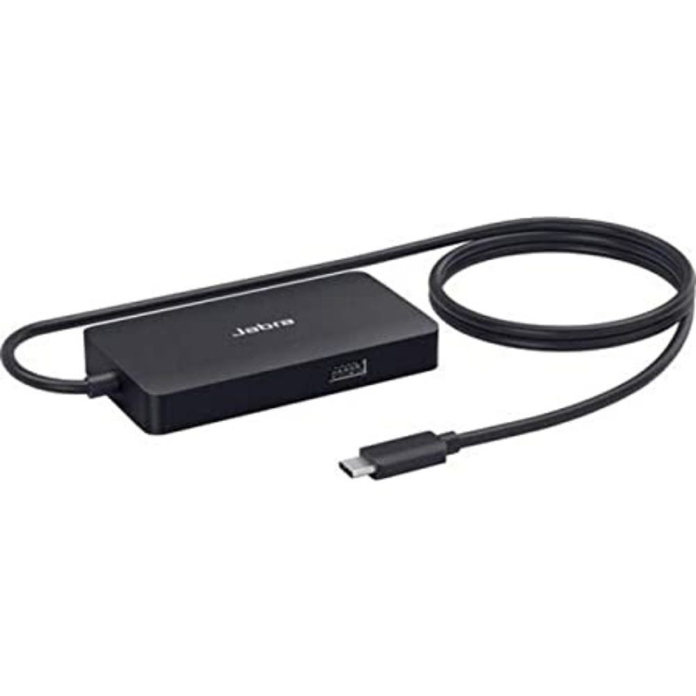 Jabra PanaCast 50 Panoramic 4K Video Bar, 180° View & 8 Microphones Conference Camera, UK Charger - 8200-2373