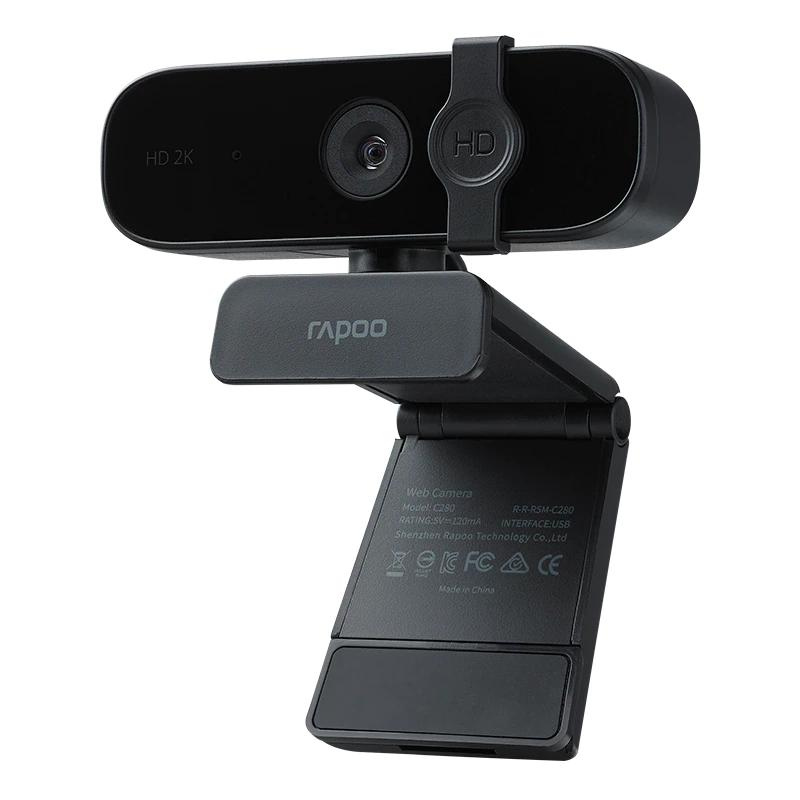 RAPOO C280 WEBCAM 2K HD USB2.0 MIC ROTATABLE CAMERA0