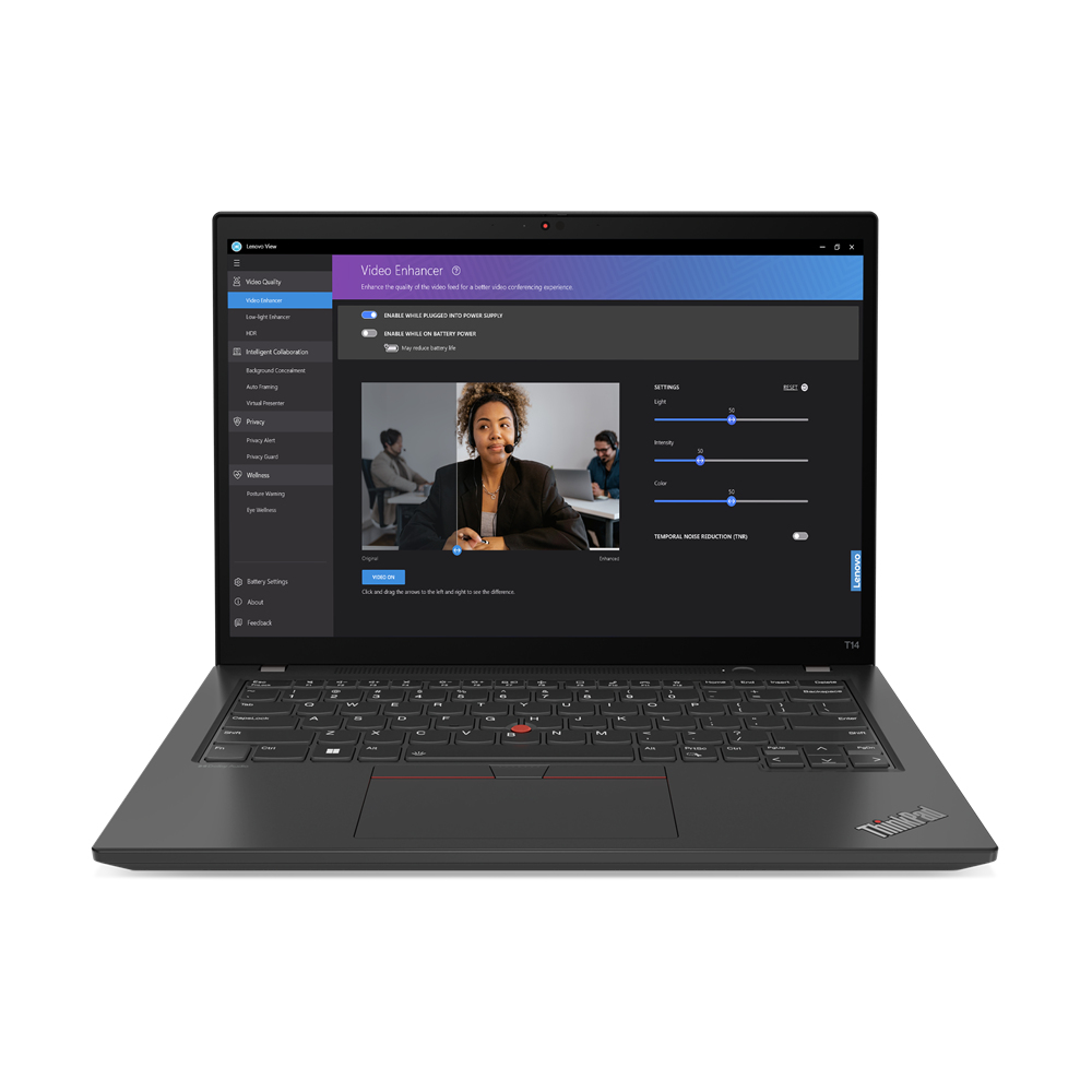 Lenovo ThinkPad T14 Gen 4, Intel Core i7 1355U, 16GB DDR5 5200, 512GB SSD M.2 2280 PCIe 4.0×4 NVMe Opal 2.0, No OS, 14″ WUXGA, Backlit Keyboard, Thunder Black – 21HD008FUE