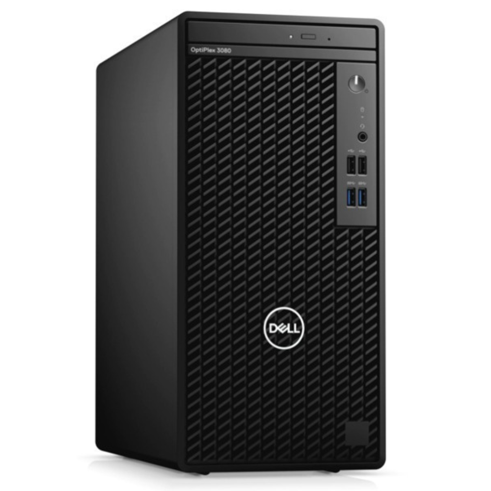  Dell OptiPlex 3080 Tower, Core i3 10105, 4GB, 1TB, Ubuntu, DVD+/-RW, USB Keyboard and Mouse– S202O3080MTACU2
