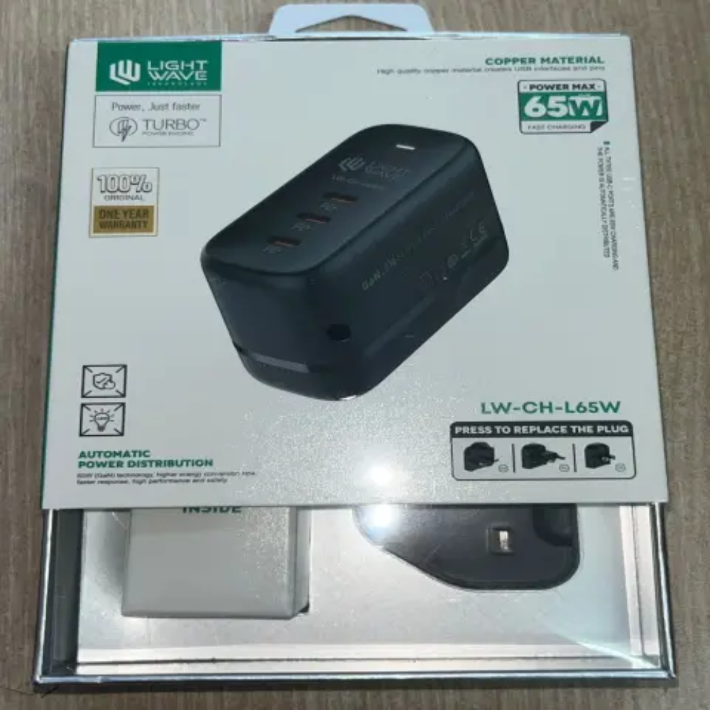 Lightwave 65W Travel Adapter-LW-CH-L-65W