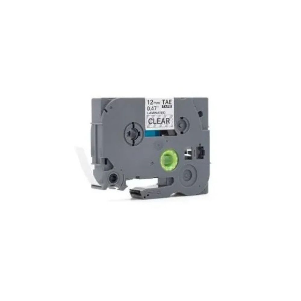 Brother TZe-131 Black on white tape0