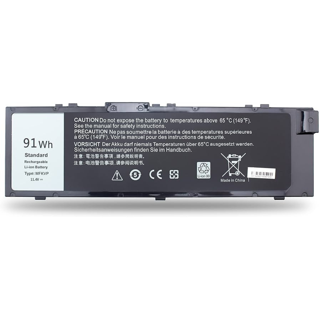 Original 91Wh Dell P53F P53F001 battery2